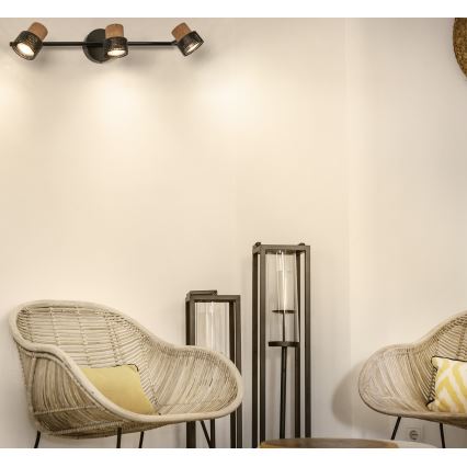 Ledvance - Luminária de embutir LED DECOR CORK 3xGU10/3,4W/230V