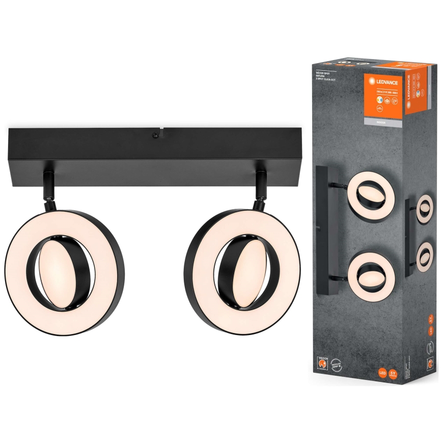 Ledvance - Luminária de Teto LED DECOR SATURN 2xLED/11W/230V 3000/4200/6500K