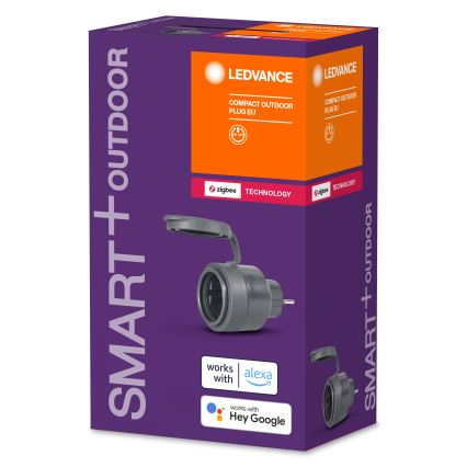 Ledvance - Tomada inteligente exterior SMART+ PLUG 3680W IP44