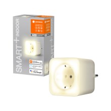 Ledvance - Tomada inteligente LED com iluminação regulável SMART+ PLUG 3680W Wi-Fi