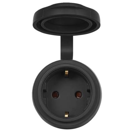 Ledvance - Tomada inteligente para exterior SMART+ 3680W/230V/Tipo F/SCHUKO 16A IP44 preto
