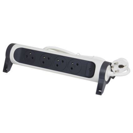 Legrand 049459 - Cabo de extensão com interruptor 4Z Tipo E 3m