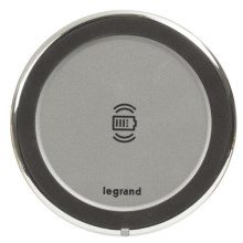 Legrand 077640L - Carregador sem fios para topo de mesa 15W IP44