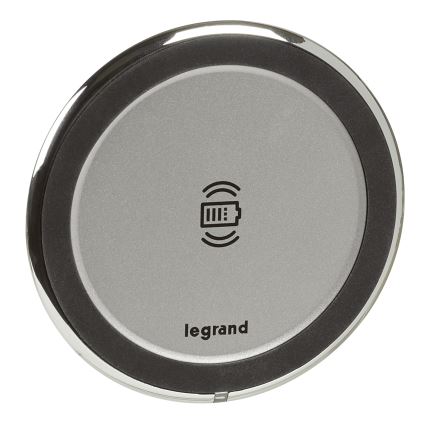 Legrand 077640L - Carregador sem fios para topo de mesa 15W IP44