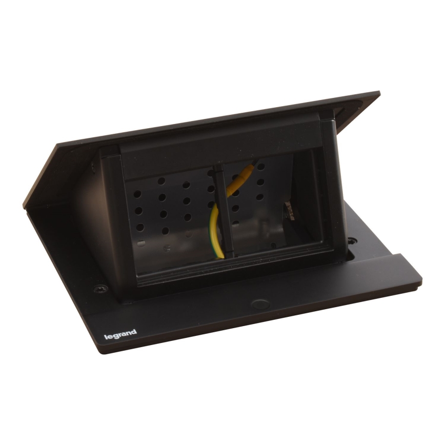 Legrand 654802 - Armação para tomada para tampo de mesa POP-UP 4M preto