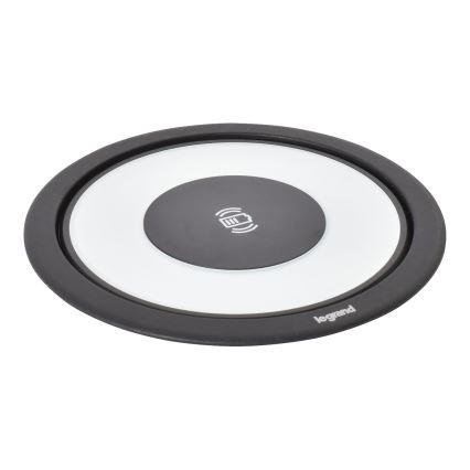 Legrand 654981 - Coluna de tomadas para tampo de mesa 4x230V + 2xUSB-A + 2xUSB-C + carregamento sem fios