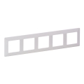 Legrand 754005 - Moldura para interruptores VALENA LIFE 5P branca