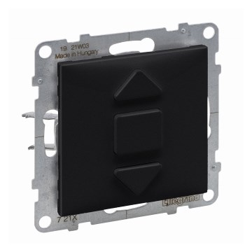 Legrand - Comando para estores SUNO sem moldura, preto