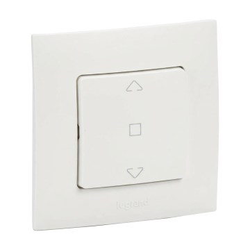 Legrand - Comando para persianas com moldura NILOE branco