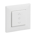 Legrand - Comando para persianas com moldura NILOE STEP branco