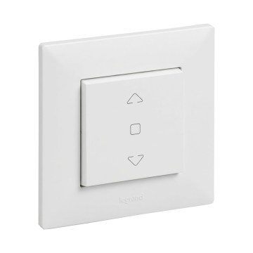 Legrand - Comando para persianas com moldura NILOE STEP branco