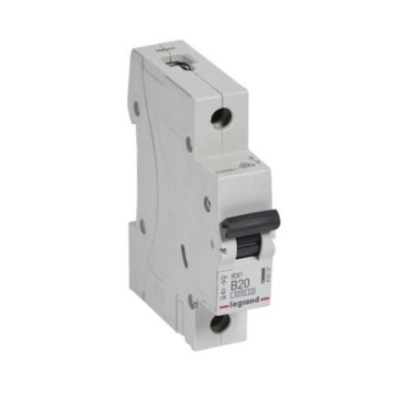 Legrand - Disjuntor modular monopolar RX3 1P B 20A 6000A