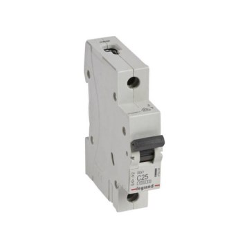 Legrand - Disjuntor unipolar RX3 1P C 25A 6000A