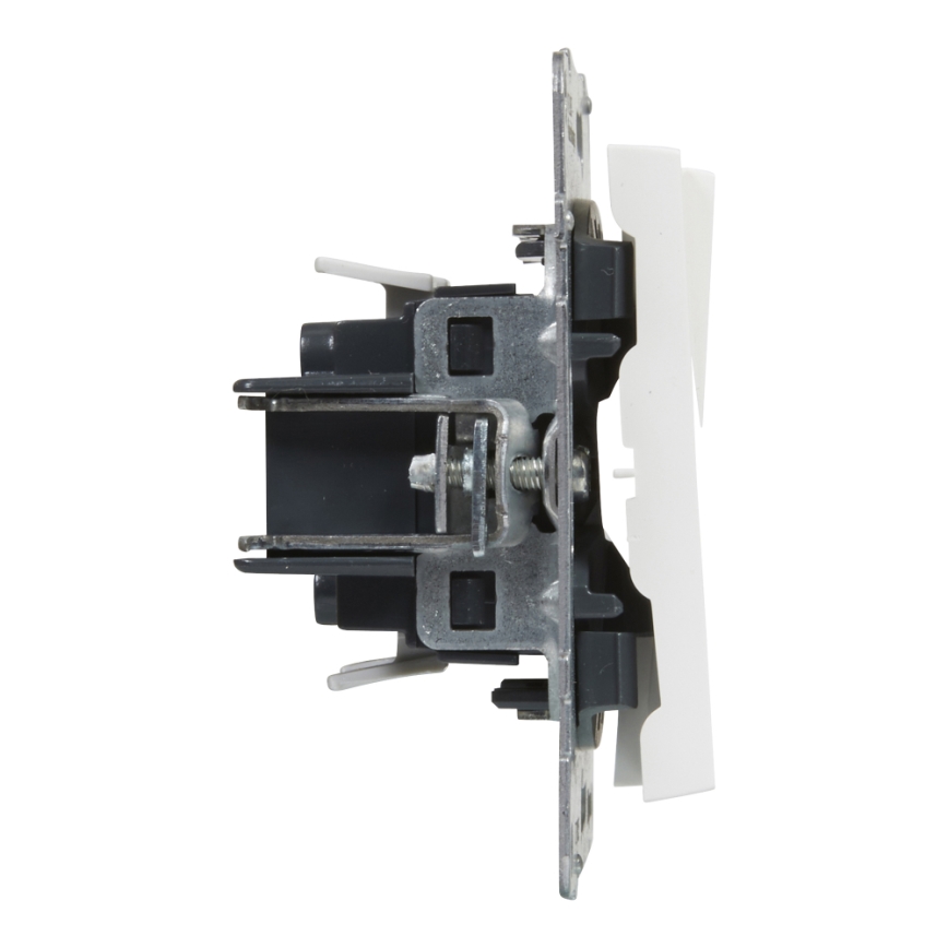 Legrand - Interruptor de escada duplo č. 6+6 sem moldura SUNO branco