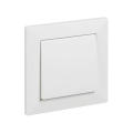 Legrand - Interruptor de escada n.º 6 com moldura SUNO branca