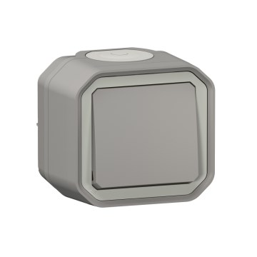 Legrand - Interruptor de escada nº 6 PLEXO IP55 cinzento