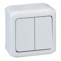 Legrand - Interruptor de parede em série č. 5 FORIX IP44 branco