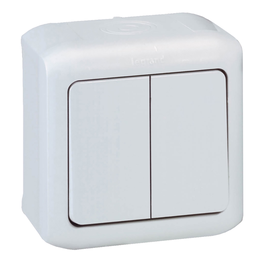 Legrand - Interruptor de parede em série č. 5 FORIX IP44 branco
