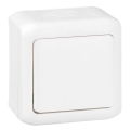 Legrand - Interruptor de parede monopolar n.º 1 FORIX IP44 branco