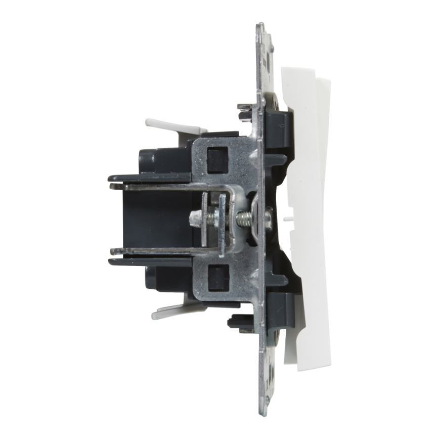 Legrand - Interruptor duplo de série č. 5 sem moldura SUNO branco
