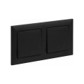 Legrand - Interruptor duplo unipolar n.º 1 com moldura SUNO preta