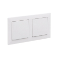 Legrand - Interruptor unipolar duplo n.º 1 com moldura SUNO branca
