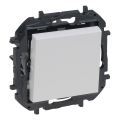 Legrand - Interruptor unipolar n.º 1/0 sem moldura NILOE STEP branco