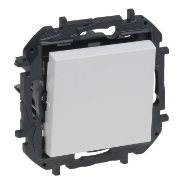 Legrand - Interruptor unipolar n.º 1/0 sem moldura NILOE STEP branco