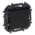 Legrand - Interruptor unipolar n.º 1/0 sem moldura NILOE STEP preto