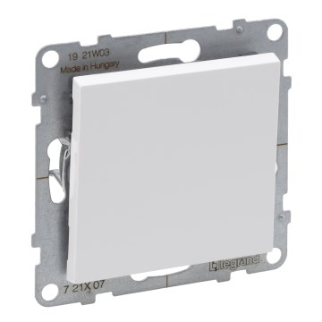 Legrand - Interruptor unipolar n.º 1/0 sem moldura SUNO branco