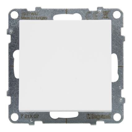 Legrand - Interruptor unipolar n.º 1/0 sem moldura SUNO branco