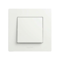 Legrand - Interruptor unipolar n.º 1 com moldura NILOE STEP branco