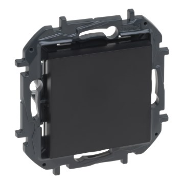 Legrand - Interruptor unipolar n.º 1 sem moldura NILOE STEP preto