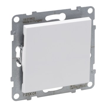 Legrand - Interruptor unipolar n.º 1 sem moldura SUNO branco