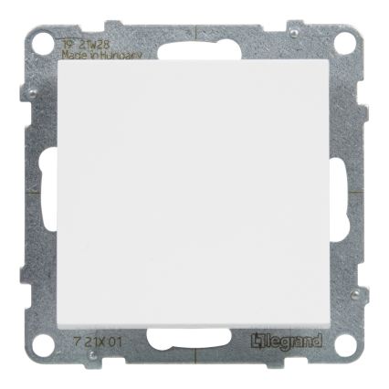 Legrand - Interruptor unipolar n.º 1 sem moldura SUNO branco