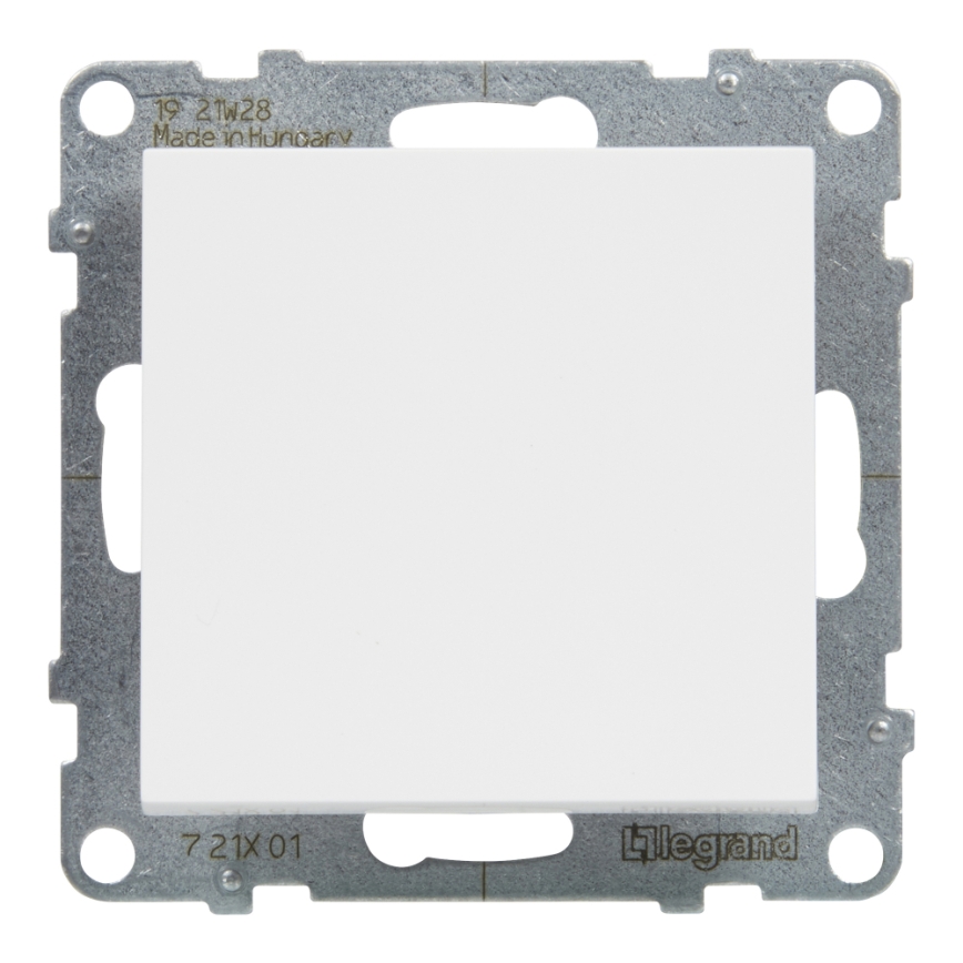 Legrand - Interruptor unipolar n.º 1 sem moldura SUNO branco