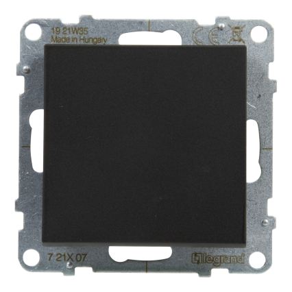 Legrand - Interruptor unipolar nº 1/0 sem moldura SUNO preto