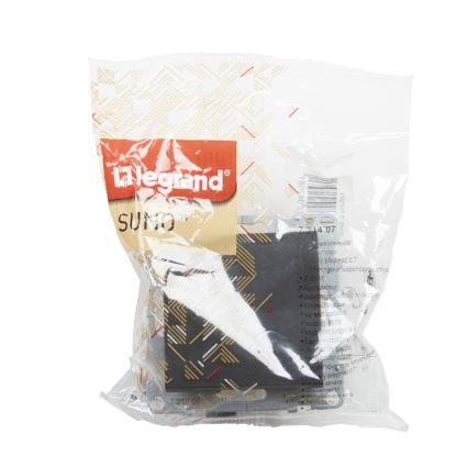 Legrand - Interruptor unipolar nº 1/0 sem moldura SUNO preto
