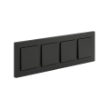 Legrand - Interruptor unipolar quádruplo n.º 1 com moldura NILOE STEP preto