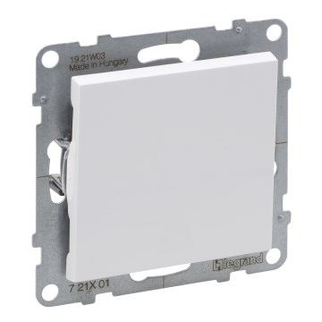 Legrand - Interruptor unipolar sem moldura n.º 1 SUNO, branco