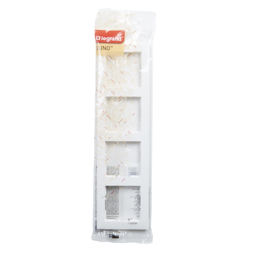 Legrand - Moldura quádrupla SUNO branca