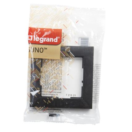 Legrand - Moldura simples SUNO preta