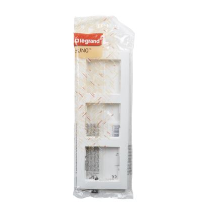 Legrand - Moldura tripla SUNO branca