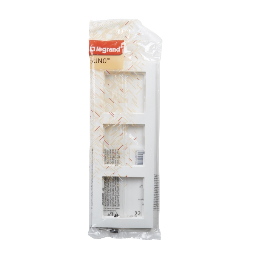 Legrand - Moldura tripla SUNO branca