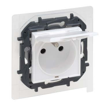 Legrand - Tomada de exterior sem moldura 250V/16A NILOE STEP IP44 branca