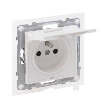 Legrand - Tomada de exterior sem moldura 250V/16A NILOE STEP IP44 branca