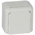 Legrand - Tomada de parede residencial FORIX 250V IP44 branca