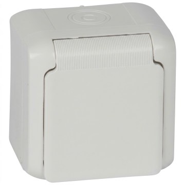 Legrand - Tomada de parede residencial FORIX 250V IP44 branca
