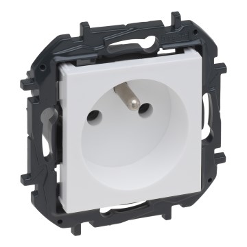 Legrand - Tomada doméstica sem moldura 250V/16A NILOE STEP branca