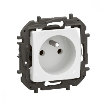 Legrand - Tomada doméstica sem moldura NILOE 250V branca